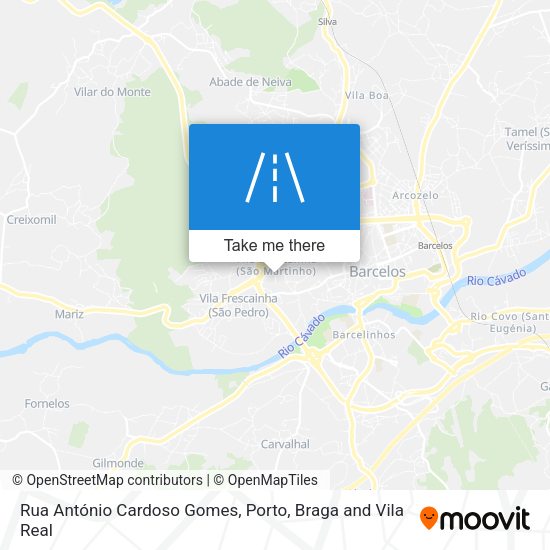 Rua António Cardoso Gomes map