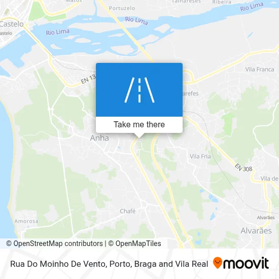 Rua Do Moinho De Vento map