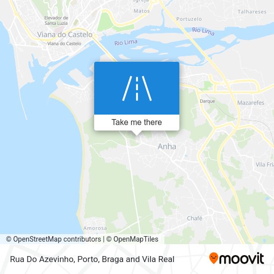Rua Do Azevinho mapa