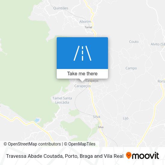 Travessa Abade Coutada mapa