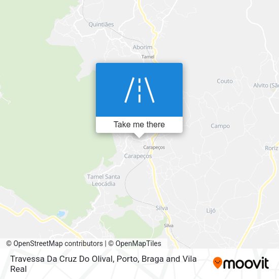 Travessa Da Cruz Do Olival mapa