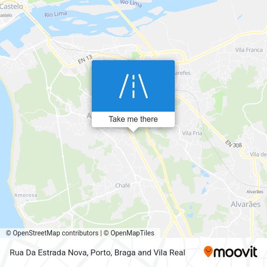 Rua Da Estrada Nova mapa