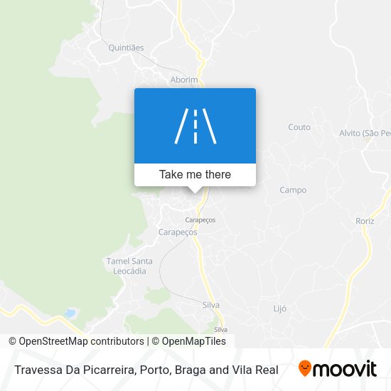Travessa Da Picarreira mapa