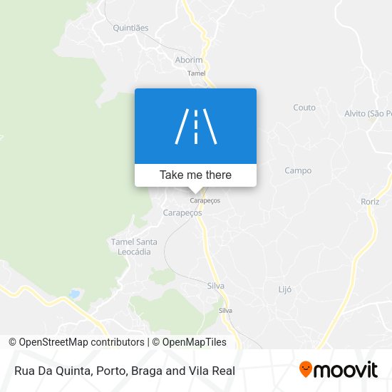 Rua Da Quinta mapa