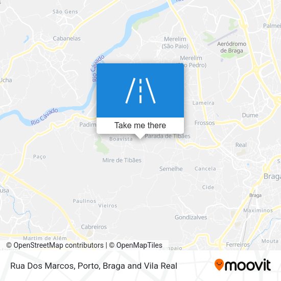 Rua Dos Marcos mapa