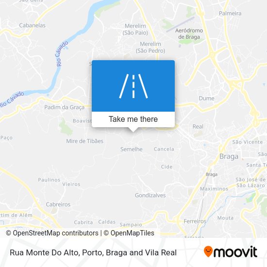 Rua Monte Do Alto map