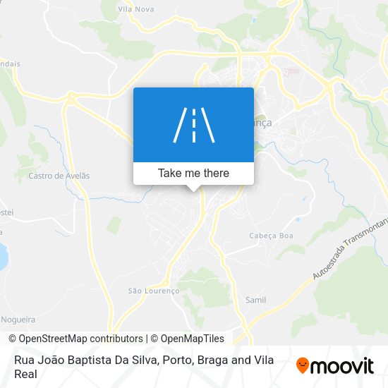 Rua João Baptista Da Silva mapa