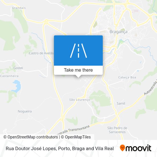 Rua Doutor José Lopes mapa