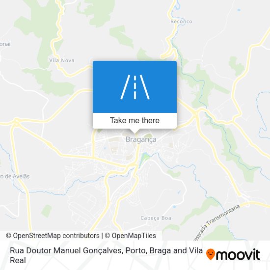 Rua Doutor Manuel Gonçalves mapa