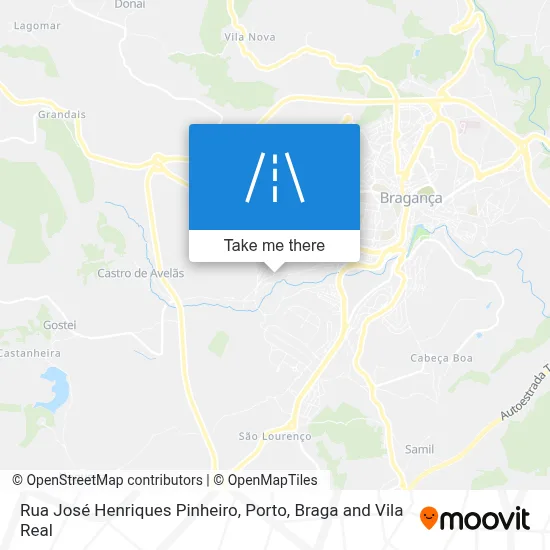 Rua José Henriques Pinheiro map