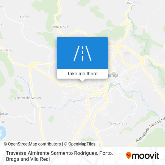Travessa Almirante Sarmento Rodrigues mapa