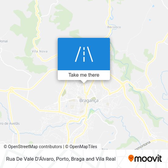 Rua De Vale D'Álvaro mapa