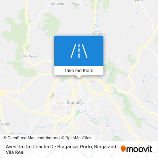 Avenida Da Dinastia De Bragança mapa