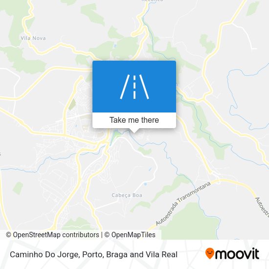 Caminho Do Jorge mapa