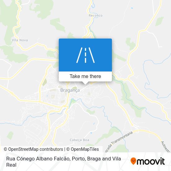 Rua Cónego Albano Falcão mapa