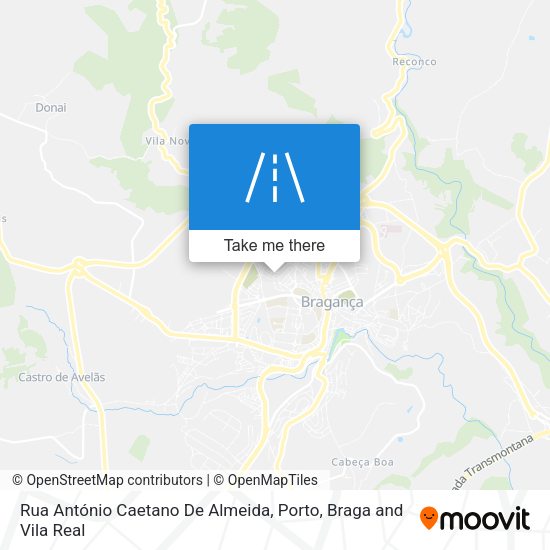 Rua António Caetano De Almeida map