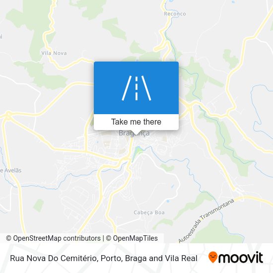 Rua Nova Do Cemitério mapa