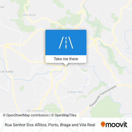 Rua Senhor Dos Aflitos mapa