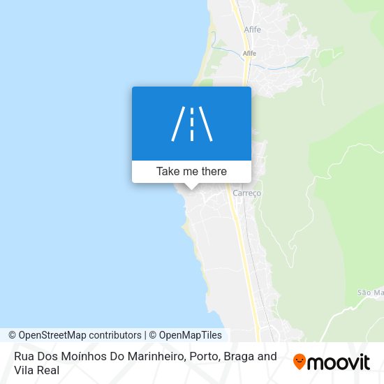 Rua Dos Moínhos Do Marinheiro mapa