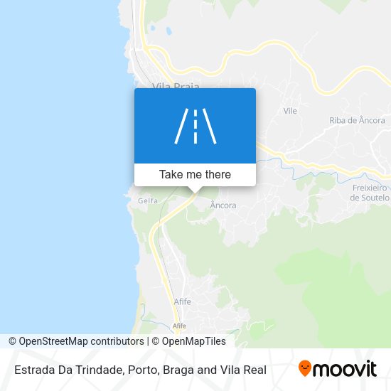Estrada Da Trindade mapa