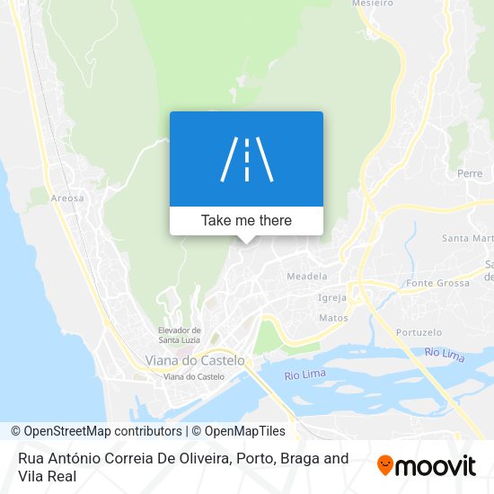 Rua António Correia De Oliveira map