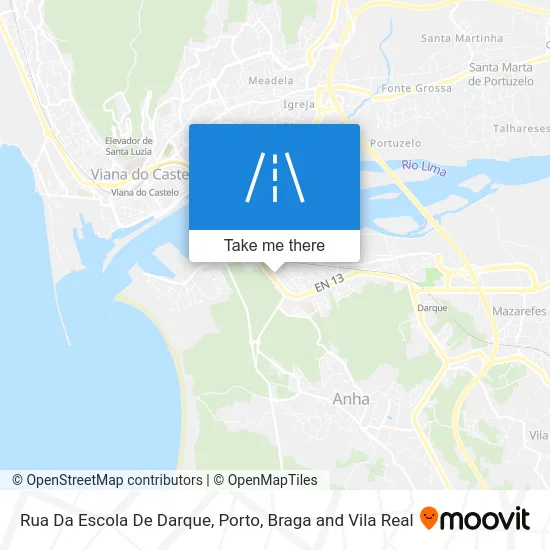 Rua Da Escola De Darque map