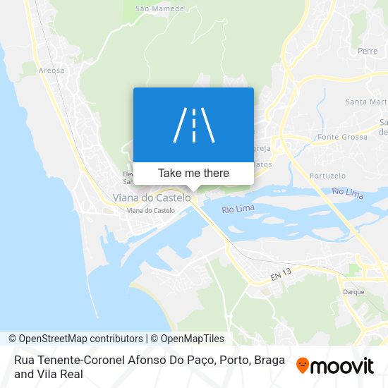 Rua Tenente-Coronel Afonso Do Paço map