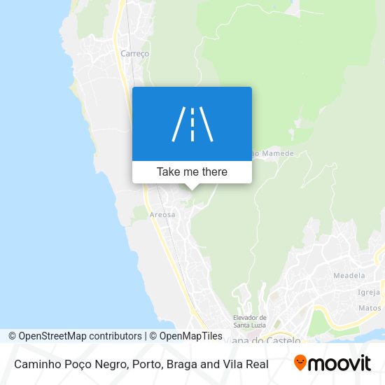 Caminho Poço Negro map