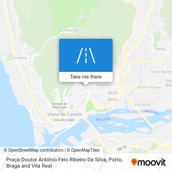 Praça Doutor António Feio Ribeiro Da Silva map