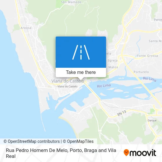 Rua Pedro Homem De Melo map