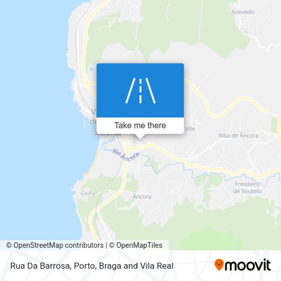 Rua Da Barrosa mapa
