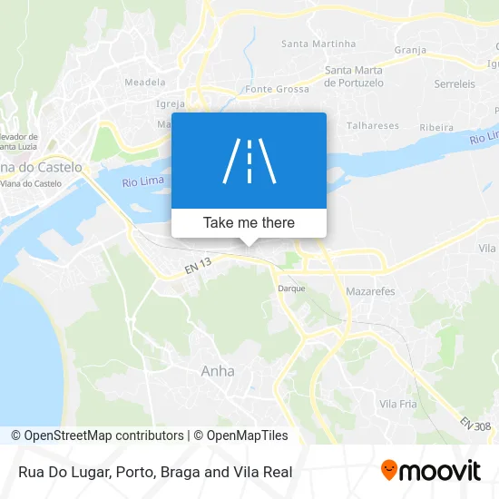 Rua Do Lugar map