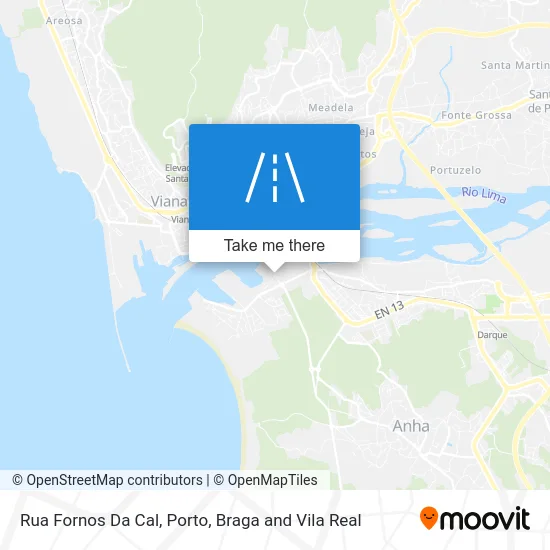 Rua Fornos Da Cal map