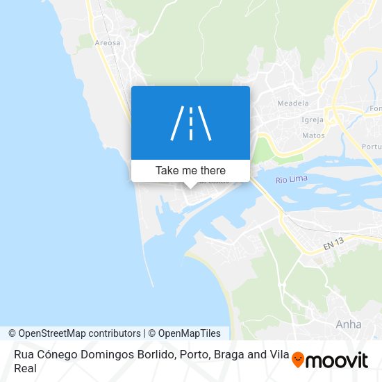 Rua Cónego Domingos Borlido map