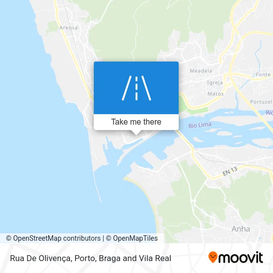 Rua De Olivença map