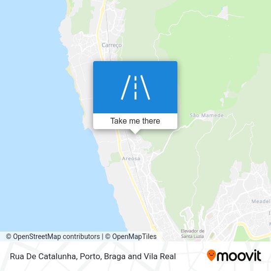 Rua De Catalunha mapa