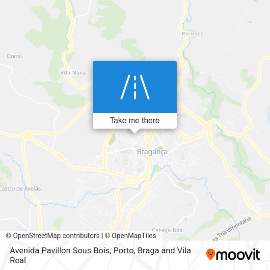 Avenida Pavillon Sous Bois map