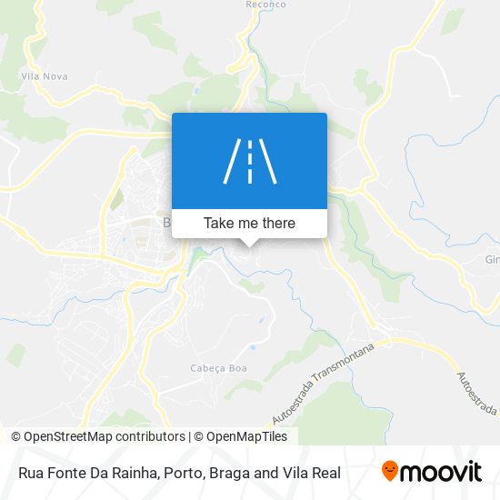 Rua Fonte Da Rainha map