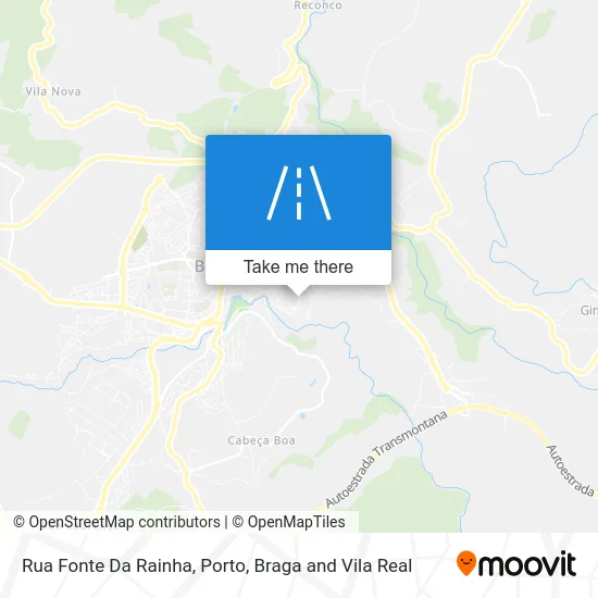 Rua Fonte Da Rainha map