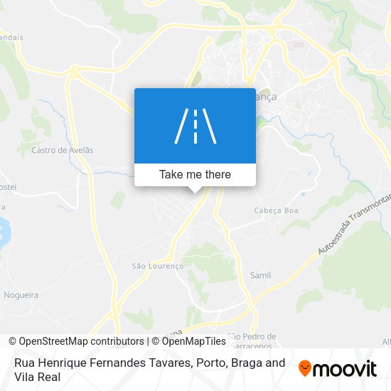 Rua Henrique Fernandes Tavares mapa