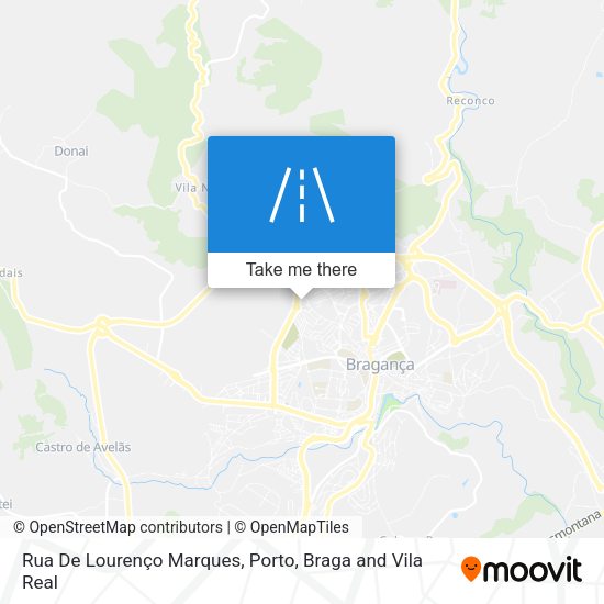 Rua De Lourenço Marques mapa