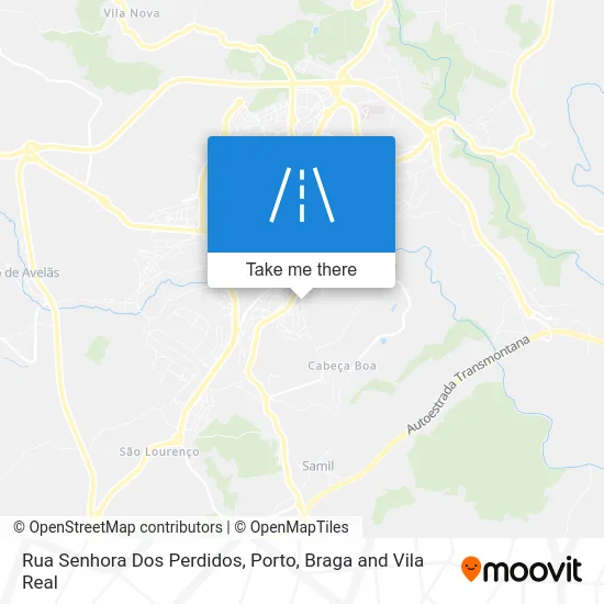 Rua Senhora Dos Perdidos map