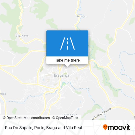 Rua Do Sapato mapa