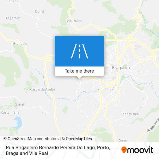 Rua Brigadeiro Bernardo Pereira Do Lago mapa