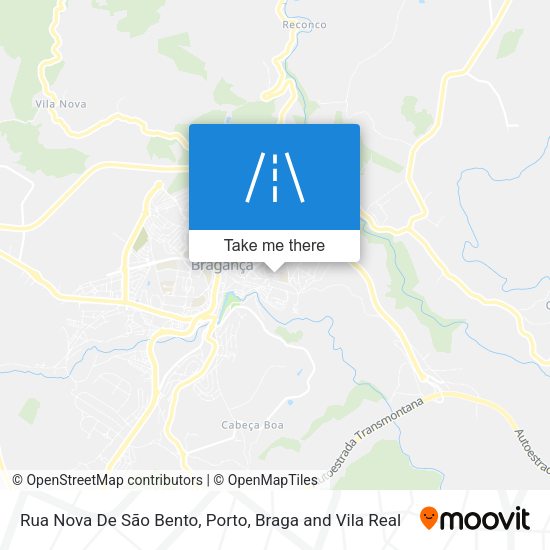 Rua Nova De São Bento map