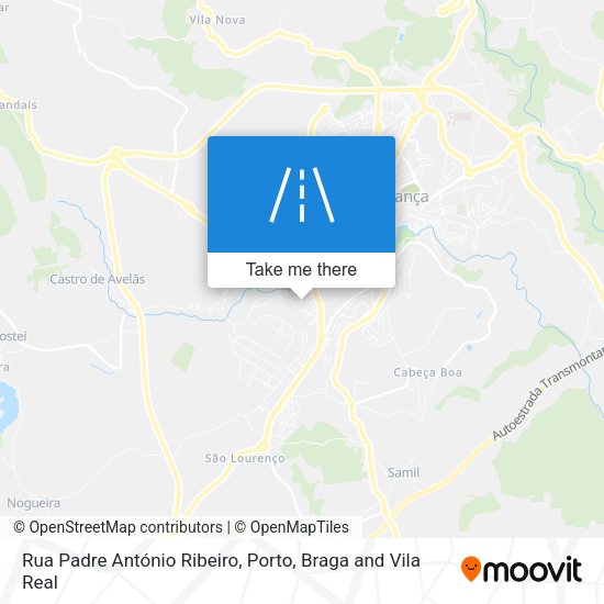 Rua Padre António Ribeiro map