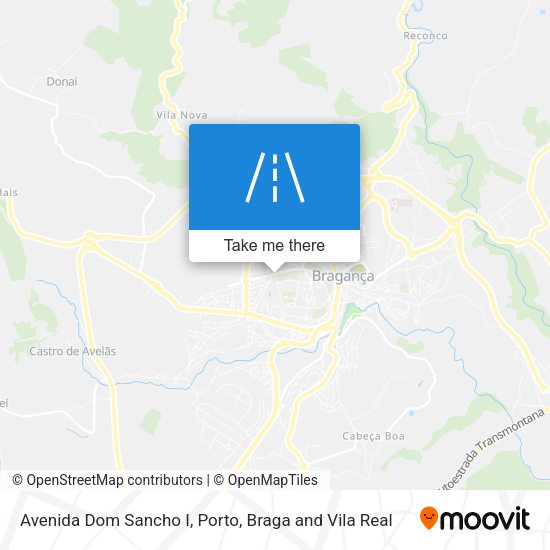Avenida Dom Sancho I mapa