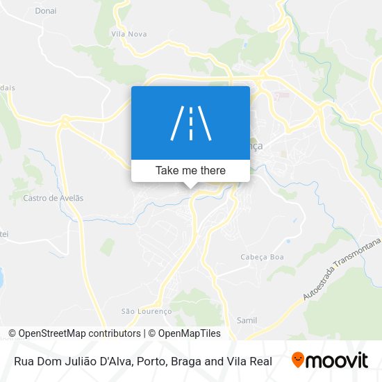 Rua Dom Julião D'Alva map