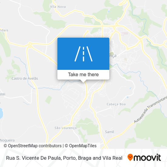 Rua S. Vicente De Paula map