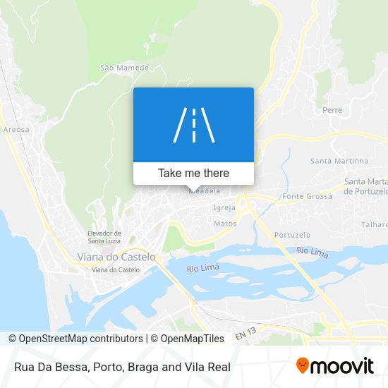 Rua Da Bessa map